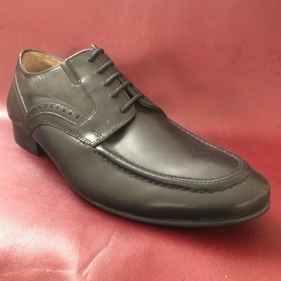 kuts n crvs Other - Black leather formal lace up shoes size 8 full leather sole